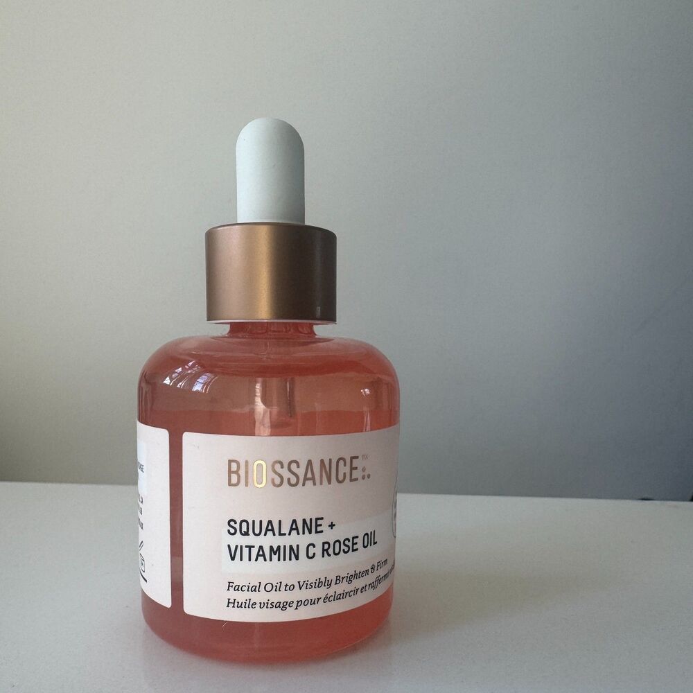 1oz Biossance Squalane + Vitamin C Rose Oil